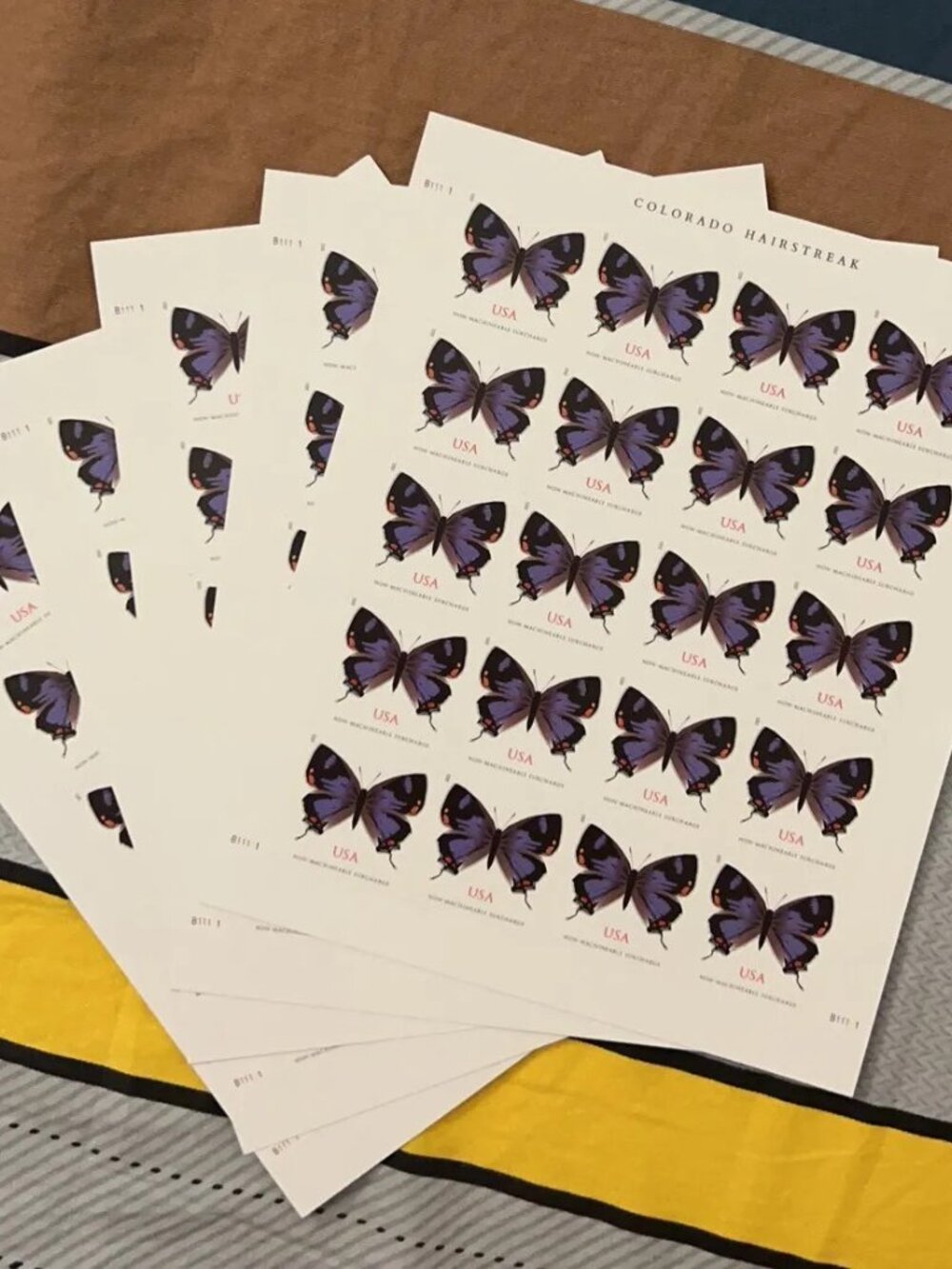 6000 Mint US Colorado Hairstreak Butterfly Forever Stamps 50 Booklets of 20 6000